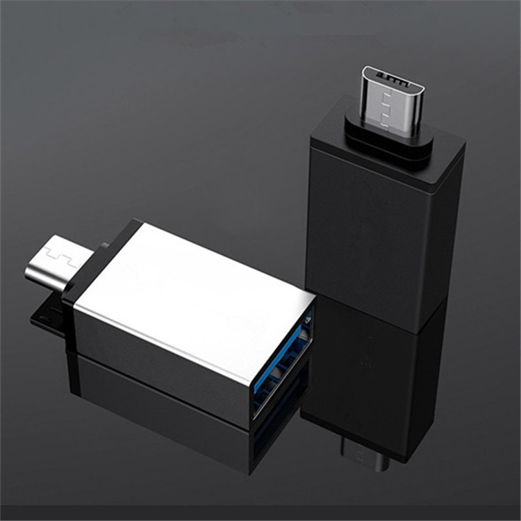 铝合金 安卓OTG转接头 Micro公转USB3.0母 手机平板电脑V8口转USB