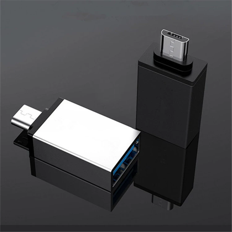 Алюминиевый сплав Android OTG адаптер микро-мужчина к USB 3,0 женский мобильный телефон планшет V8 порт USB 3,0 Женский к USB