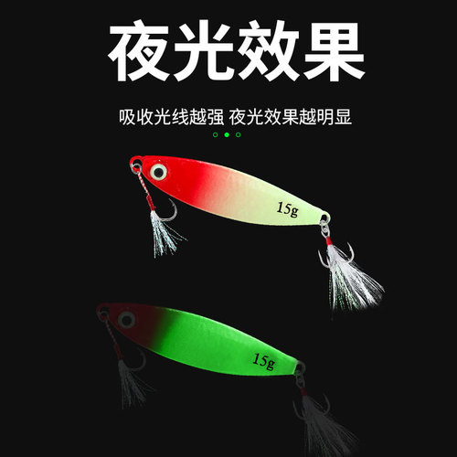 Manufacturer wholesale lure bait, shore fishing lure, iron plate with blood groove hook, beach fishing, fake bait for Spanish mackerel, lead fish