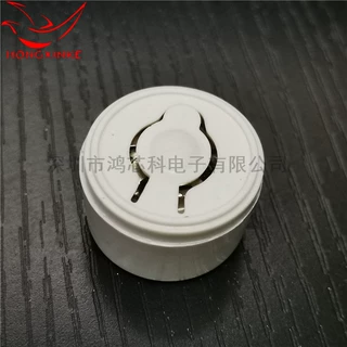微型挤压发声盒23mm直径圆形毛绒玩具配件电子发声机芯盒