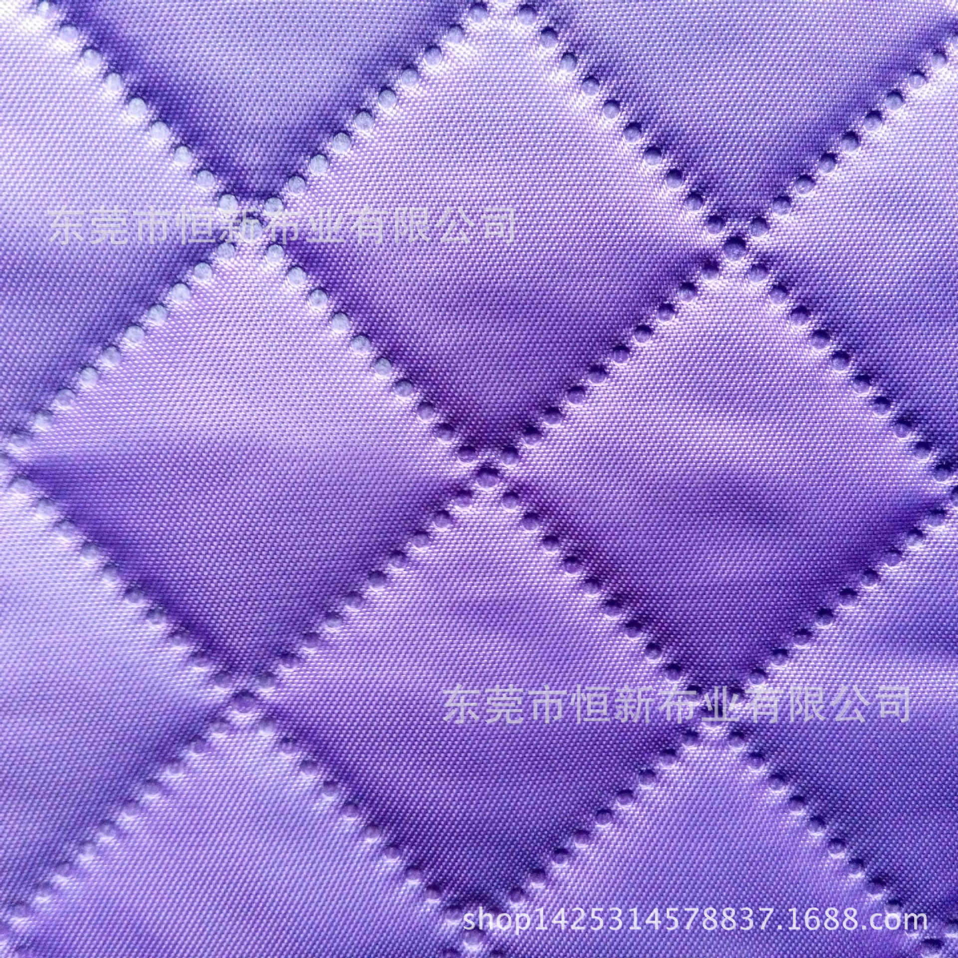 厂价直供超音波无线绗缝压棉裥棉TC布化纤布梭织布花型清晰立体