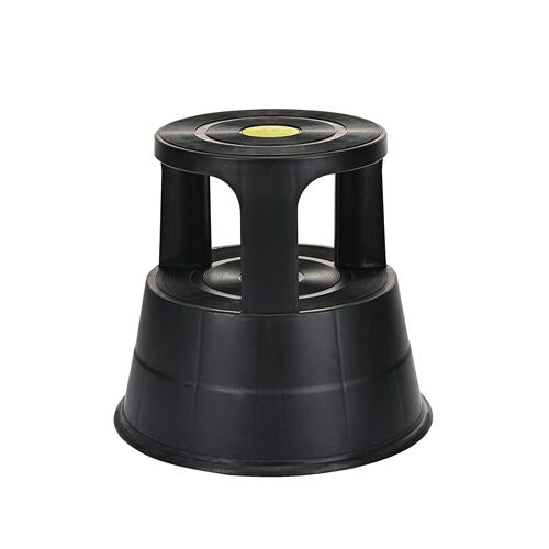 Carefully selected plastic universal wheel stools for household high stools, library foot step stools, multifunctional removable telescopic round stools