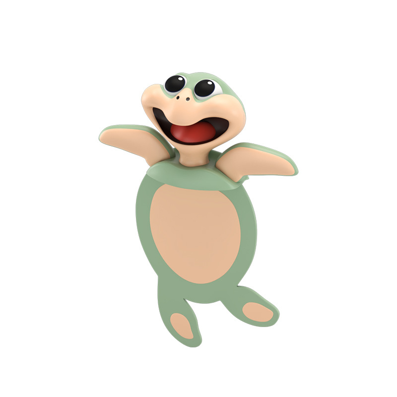 Wu Mi naranja original PVC 3D 3D Marine animal marcador tiburón tortuga pulpo creativo creación cultural