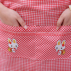 Wholesale Cartoon Polyester Sleeveless Apron Anti-Stain Unisex Adult Necktie Rabbit Waist Apron with Printed Logo Advertising Apron
