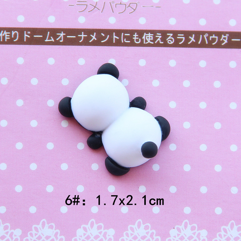 Mate accesorios para el cabello de los Niños Accesorios del anillo del pelo teléfono móvil Shell DIY resina material pequeño animal de dibujos animados accesorios de joyería Cat Claw