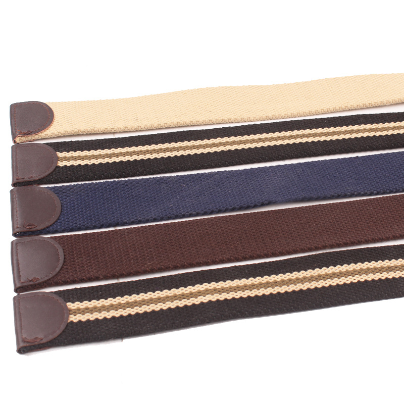 Cinturón de procesamiento de inventario oferta especial cinturón de punto cinturón de procesamiento de hebilla de cinturón de los hombres cinturón al aire libre