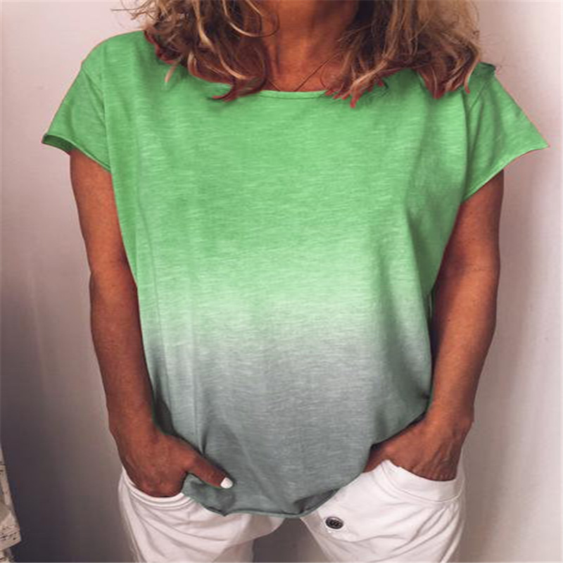Green, with short sleeve
