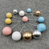 Golden ball, silver ball cake decorative ins, cold wind baking plug -in net red birthday cake foam ball ornament