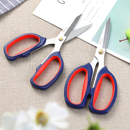 Wang Wukuan household kitchen shears office shears reinforced heavy-duty sharp color stainless steel strong shears industrial shears
