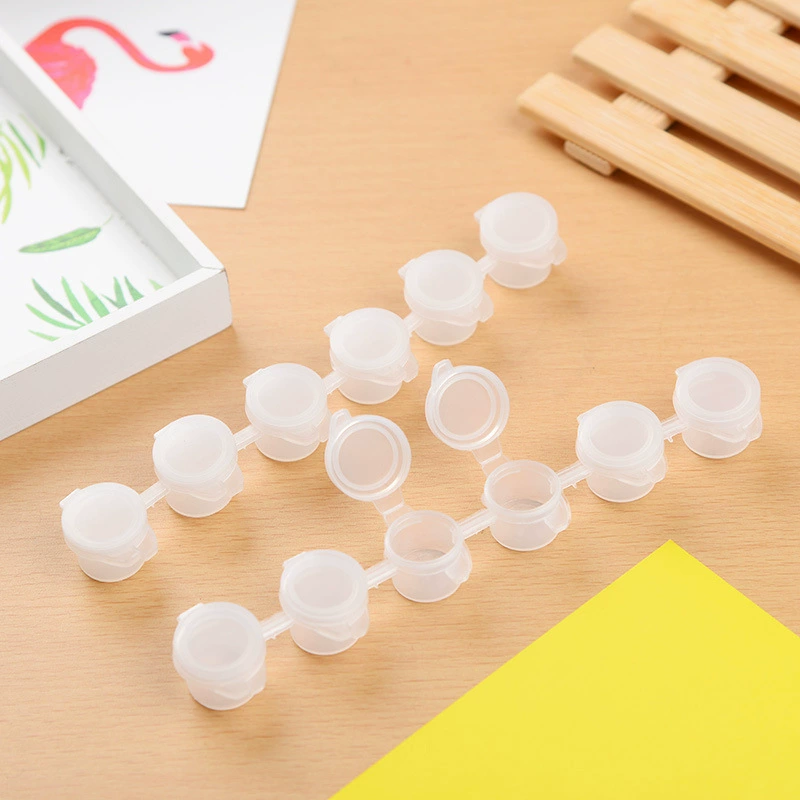 3ml6 сиамский акриловый пигмент пустая коробка цифровая масляная краска пустая коробка жидкая коробка сиамская пустая коробка с плоской крышкой