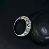 Fashionable brand gemstone ring, platinum nurse uniform, micro incrustation, simple and elegant design, wholesale