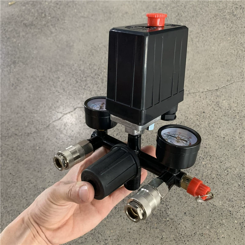Аксессуары компрессора воздуха воздушного насоса Бама Клапан Европейского давления регулируя Собрание переключателя давления воздуха собрания кронштейна Бама регулируя