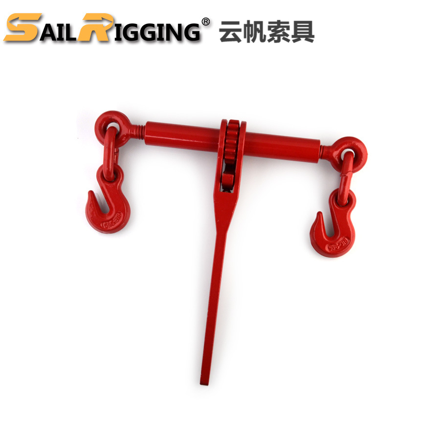青岛即墨索具厂直供 碳钢锻造5/16-3/8棘轮收紧器 双钩式紧索具
