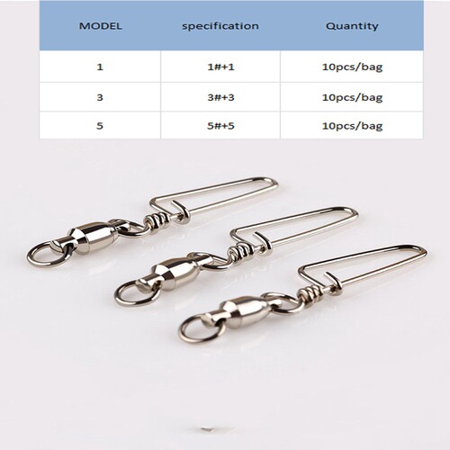 Quick Pin B Type Connector Bearing Ring Spin Fishing Rod Lure Figure Eight Ring Fishing Gear Curved Ring Fishing Accessories