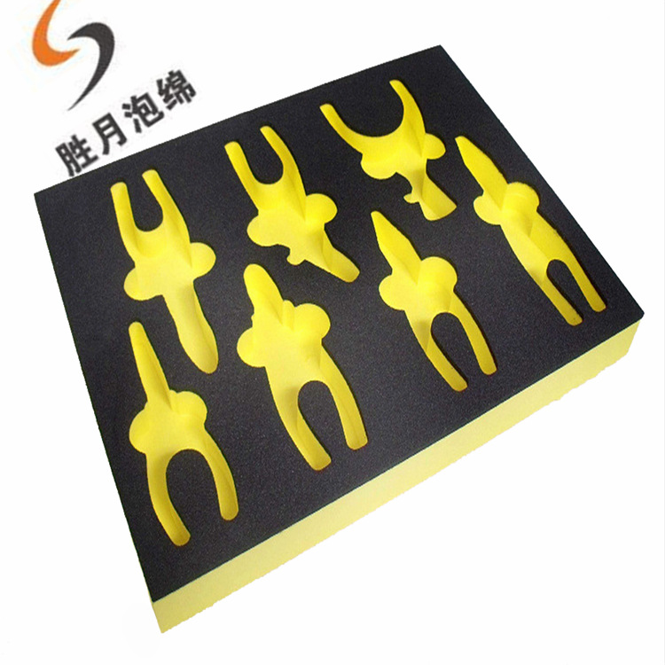 手机支架EPE包装铁盒礼品珍珠棉包装内衬EVA雕刻一体成型植绒内衬