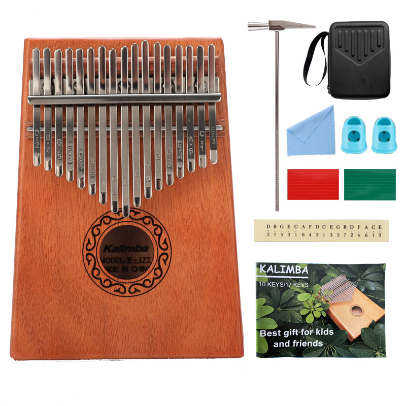 21 tono pulgar piano 17 tono 21 tono kalinba 17 tono 21 tono Kalimba exportación instrumento musical dedo piano