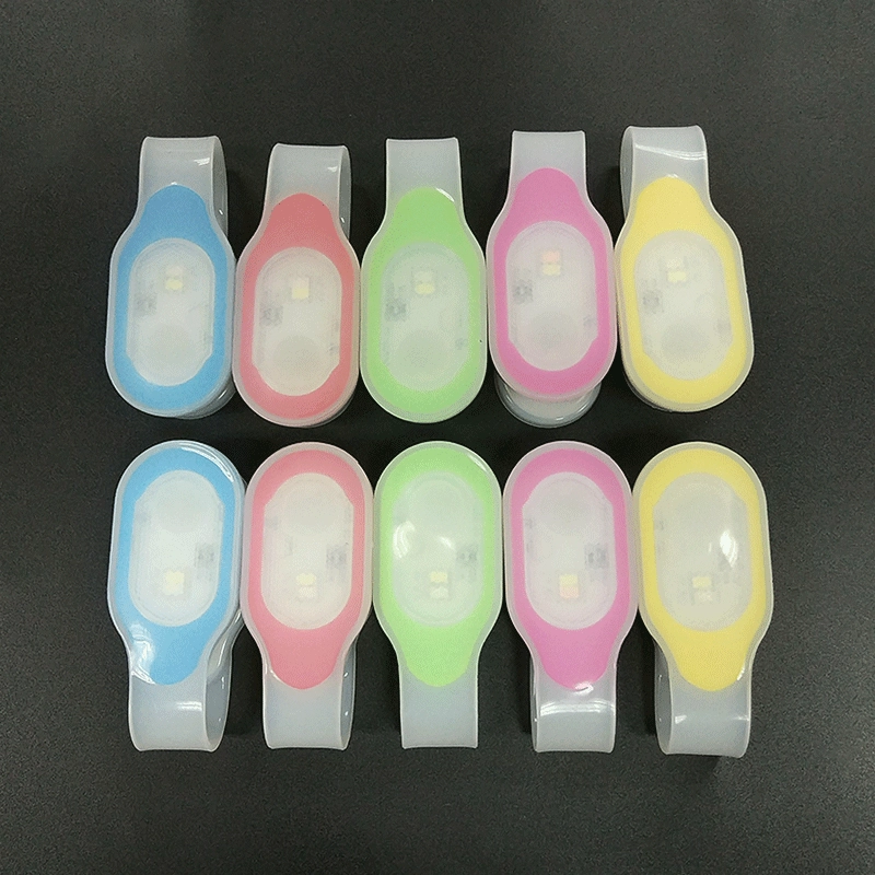 Трансграничный наружный светодиодный магнитный свет силиконовый зажим для воротника свет открытый ночной бег вспышка предупреждающий свет новый хорошие товары