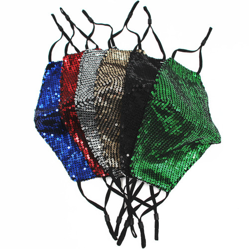 Cross-border new product summer sequined breathable dust-proof thin style men's and women's life insertable filter