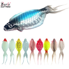 Spinning soft bait, mouth-bait, fish imitation lure, flounder, halibut, perch, black bass, gudgeon, spinning artificial lure