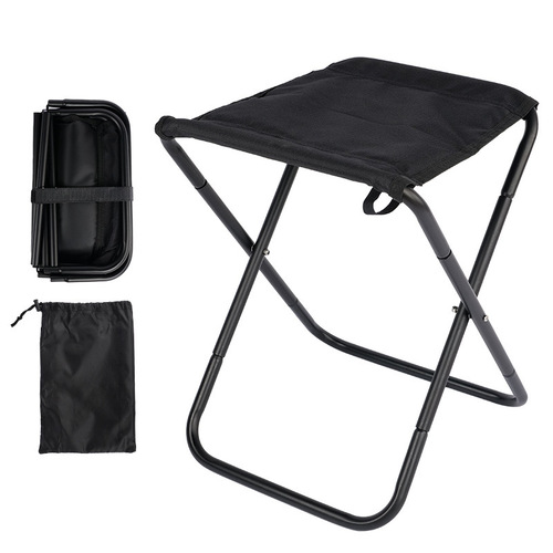 Outdoor large and high folding stool, fully foldable aluminum alloy fishing stool, barbecue large train stool, Mazar
