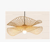 Japanese ceiling lamp for living room, bulb, creative bamboo light, lights, Chinese style