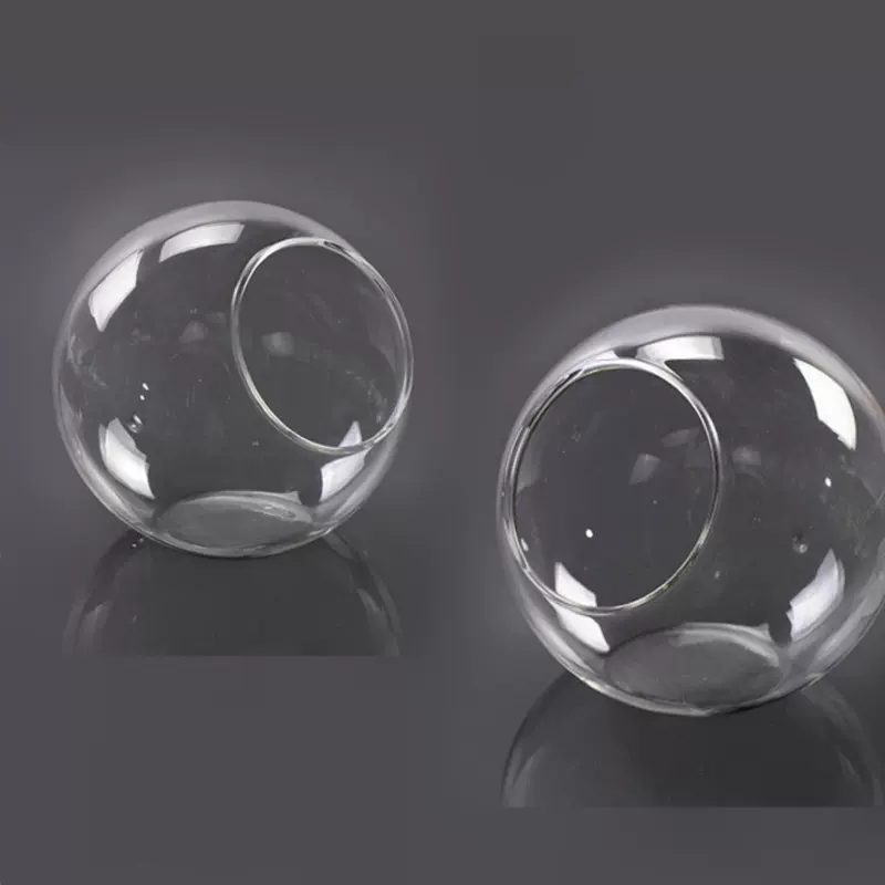 厂家玻璃苔藓瓶微景观生态花瓶多肉植物斜口玻璃瓶可加工瓶花盆