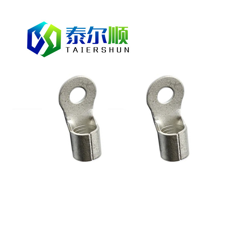 Round cold-pressed bare end RNB1.25/2/3.5/5.5/8 Copper national standard wire nose ear copper terminal q