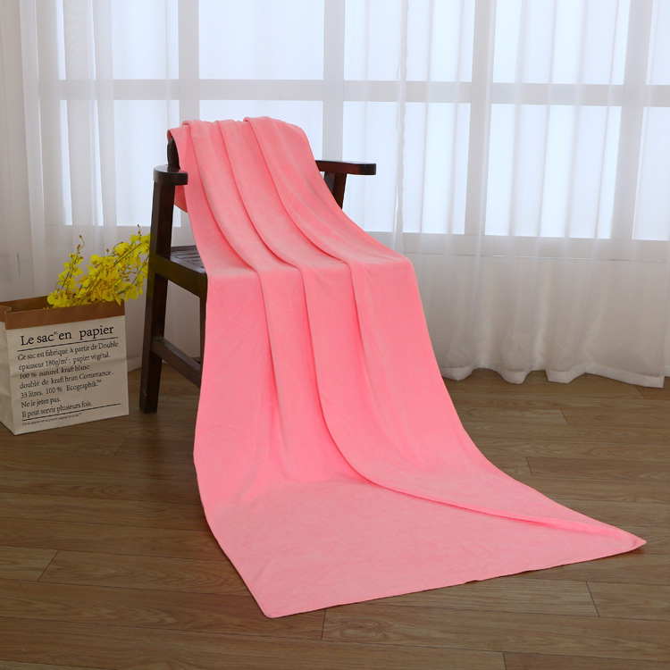 Microfiber Adult Bath Towel, Absorbent Beach Towel, Beauty Salon Bed Towel, Hotel Lint-Free, Skin-Friendly, Absorbent and Quick-Drying