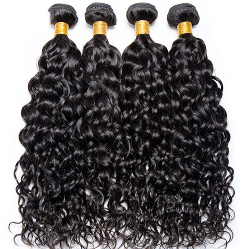 European and American Style Synthetic Hair Wig for Women, Waterwavehumahair, High-Temperature Fiber Wig