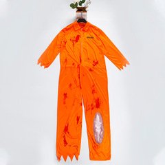 Halloween cos convict uniform performance costume adult American prison convict uniform performance costume