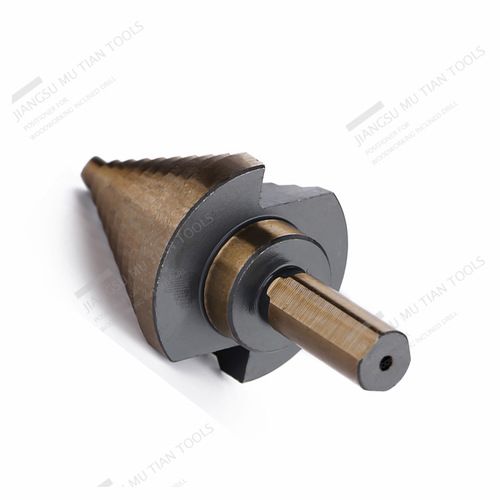 Hot selling 5pc pagoda drill triangular shank straight groove step drill expander high speed steel step drill drilling bit