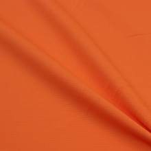 现货桔色240T春亚纺提花单线格中点校服外卖服工装背心帽子面料