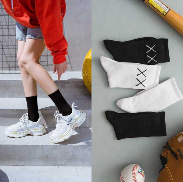 Universal high boots for men and women, solid knee socks