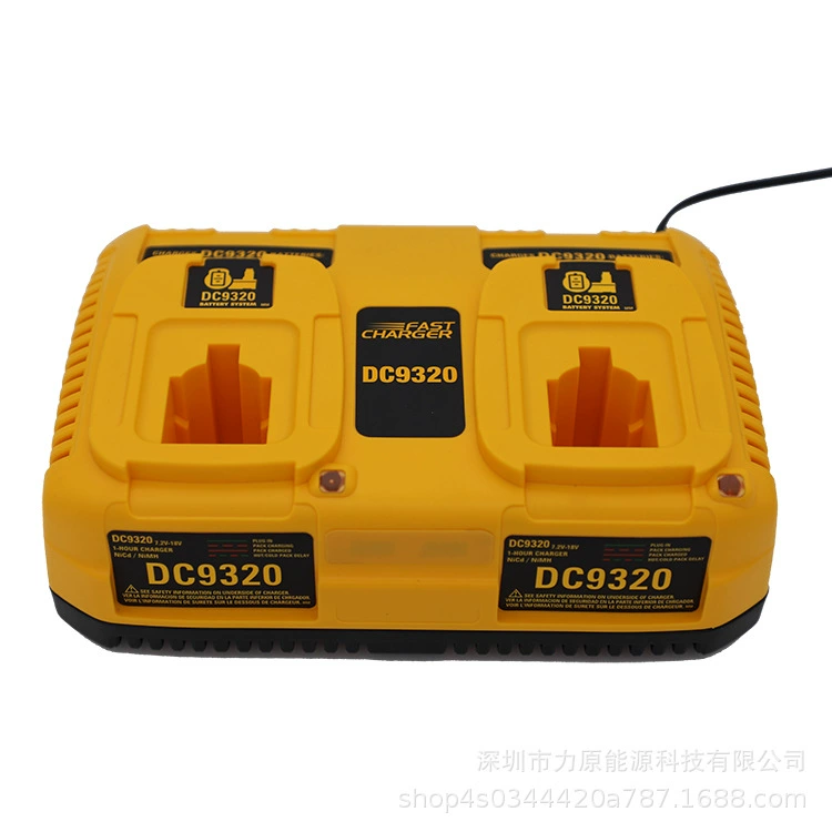 DC9320 совместим с батареей никель-хром DEWALT Dewei DC93107.2V-18V, двойной порт зарядного устройства
