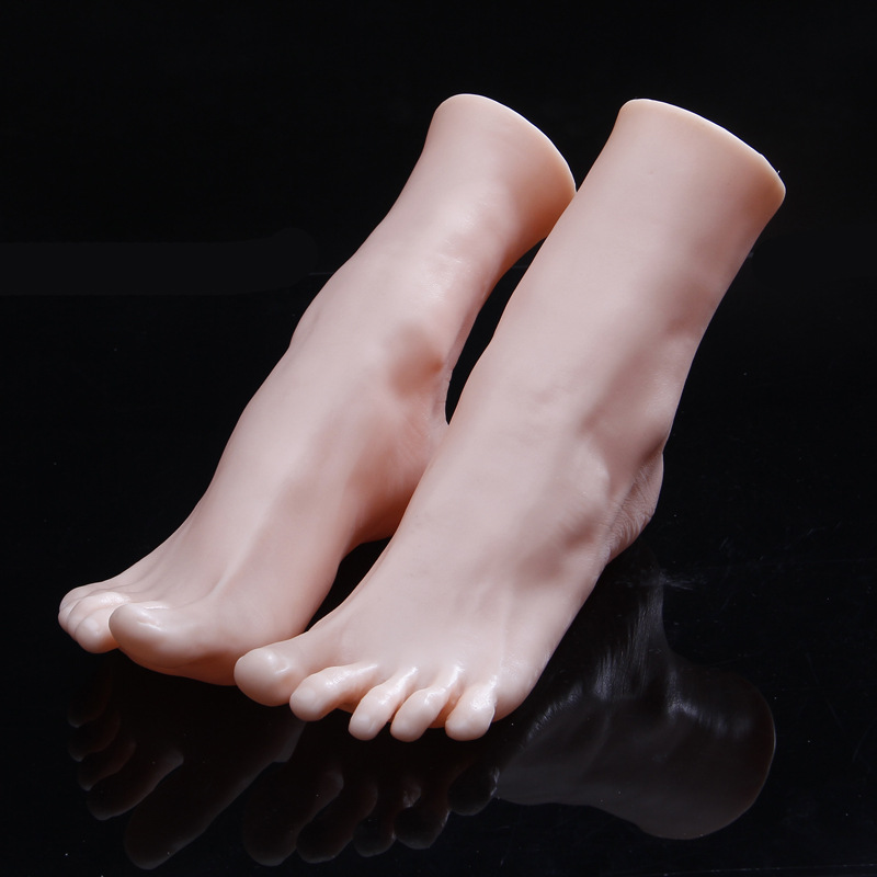 Plastic foot mold enamel gum soft feet hollow software toes separate…