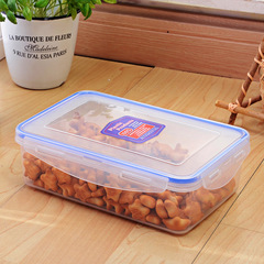 1000ml Food-Grade Rectangular Lock & Lock Preservation Box for Wholesale Customization PP Plastic Food Seal Storage Box