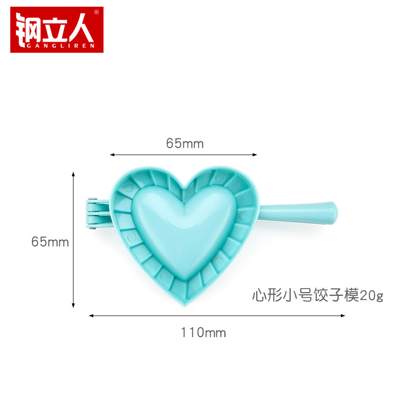 Spot grande, mediano y pequeño PP plástico para hacer bolas de masa molde hogar bricolaje en forma de corazón cocina para hacer bolas de masa al por mayor