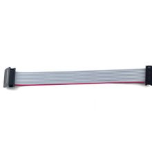 10P2.54IDC排线20CM UL265140Pfc灰排线公母对接线端子线双头线束