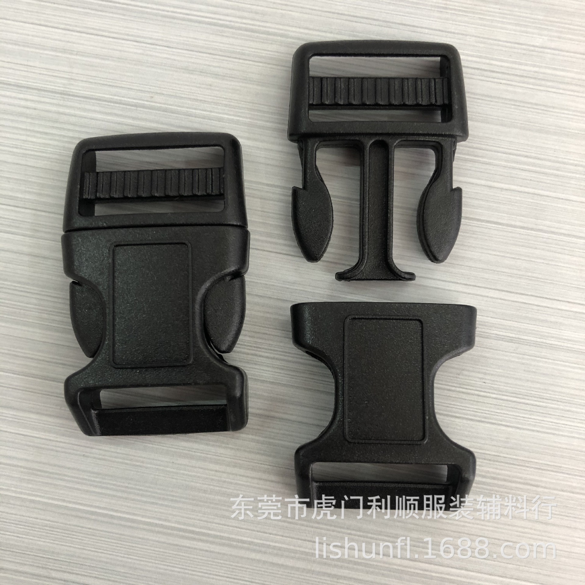 厂家现货20mm塑料弯插扣 6分宠物带扣具 拱形扣 凹槽可滴胶插扣
