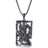 Ethnic retro pendant stainless steel, necklace, ethnic style