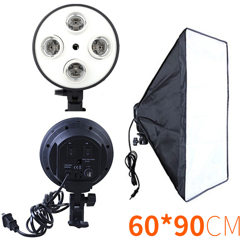 摄影器材 电源柔光箱 60*90cm 四灯头  摄影配件批发 PSCSB7