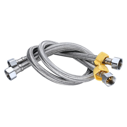 Factory direct sales 304 braided hose water heater water hose steel wire hose toilet water inlet hose double-ended cap