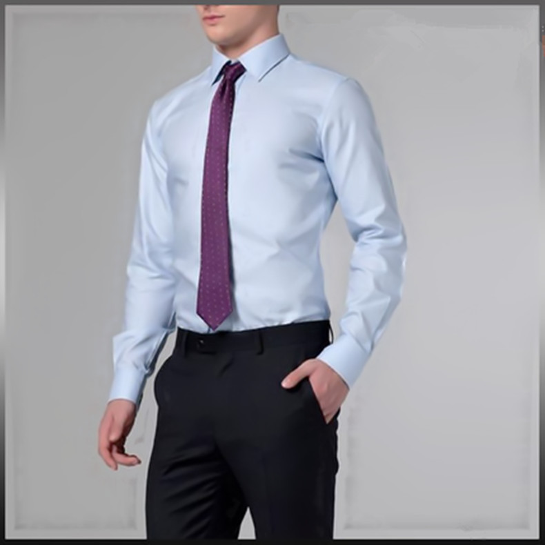 2026 Men's Business All-Cotton Non-Iron Shirt Jfelvls White Shirt Men's Professional Slim-Fit Long-Sleeve One-Piece Delivery