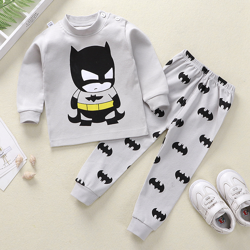 Conjunto de ropa de otoño para niños nuevo traje de otoño de algodón puro pantalones de otoño para niños pijamas de otoño para niñas ropa de hogar para niños al por mayor image 7