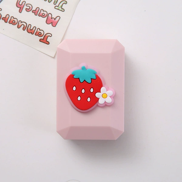 Soft glue model-strawberry band flowers