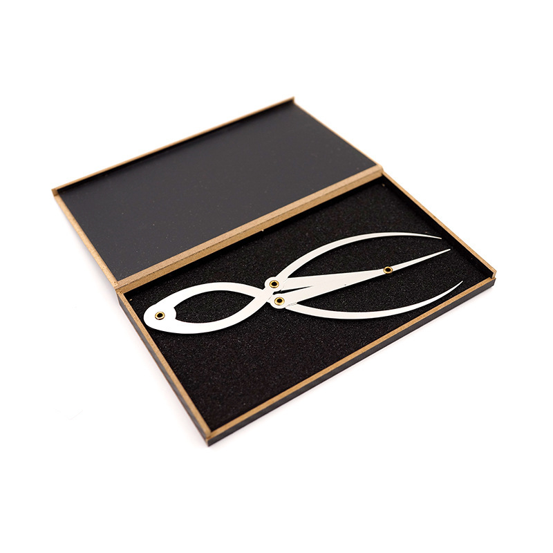 Tattoo Eyebrow Ruler Three-Point Positioning Balance Ruler Gold Scale Face Eyebrow Scale Tattoo Eyebrow Positioning Ruler Stainless Steel