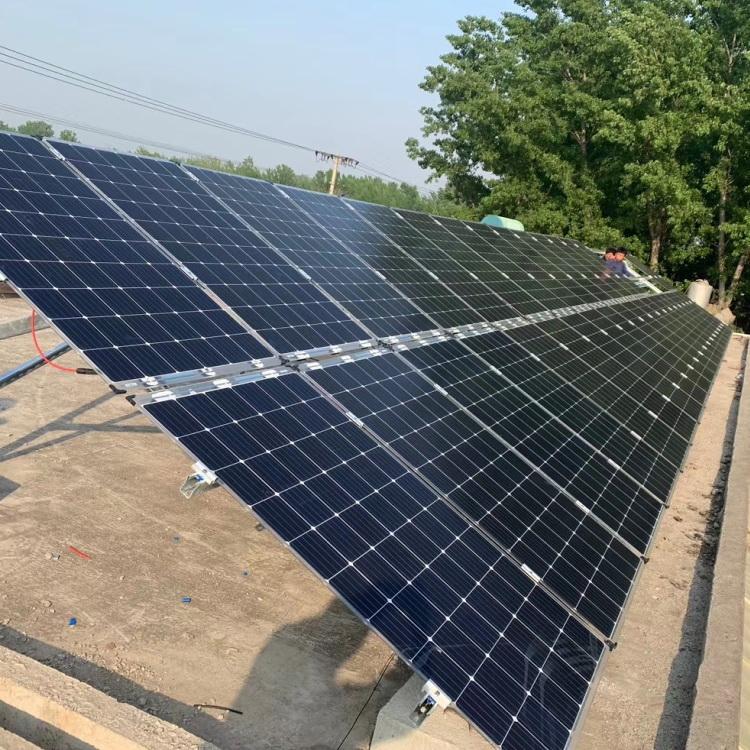 全套离网光伏发电系统储能锂电池支持220V/380V输出