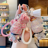 Трендовая кукла, милый брелок, подвеска, креативный аксессуар, инкрустировано бриллиантами, с медвежатами, креативный подарок, оптовые продажи