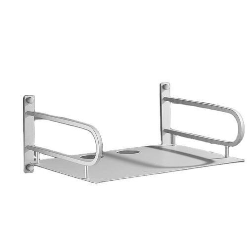 Manufacturer wholesale space aluminum projection rack router storage rack set-top box rack wall-mounted telephone storage rack