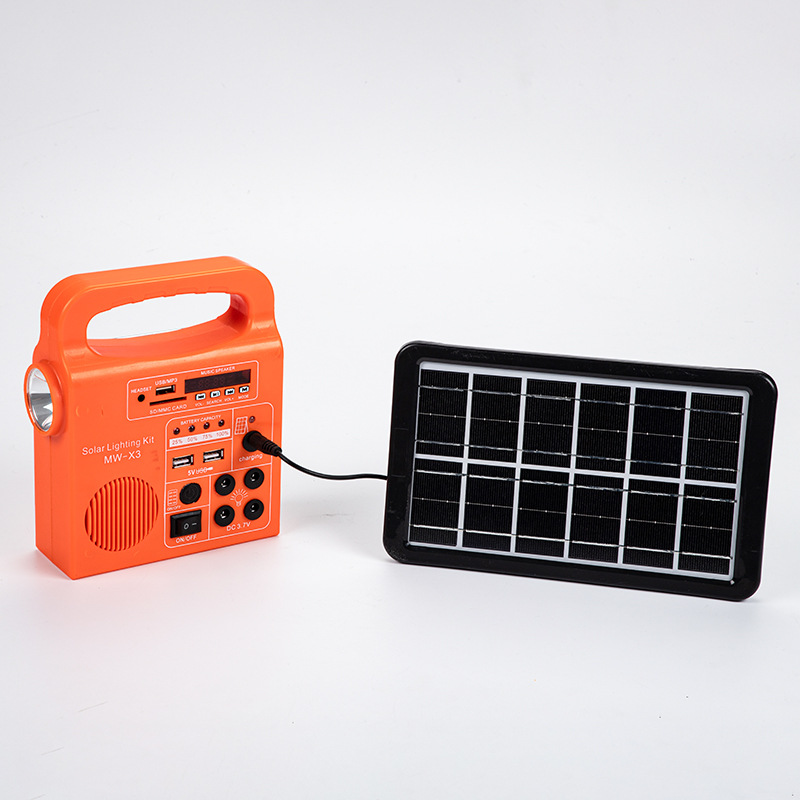 Flashlight solar-powered for camping